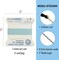 Griffin Nylon Bead Cord Perlseide – Size 2 (0.45mm) – 2 Meters per Card – Stainless Steel Needle Attached – for Knotting Pearls, Gemstones, Crystals and Beads